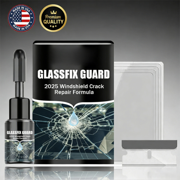 This liquid perfectly repairs broken glass.   German patented black technology repair station. Repairs instantly. Leaves no trace after repair