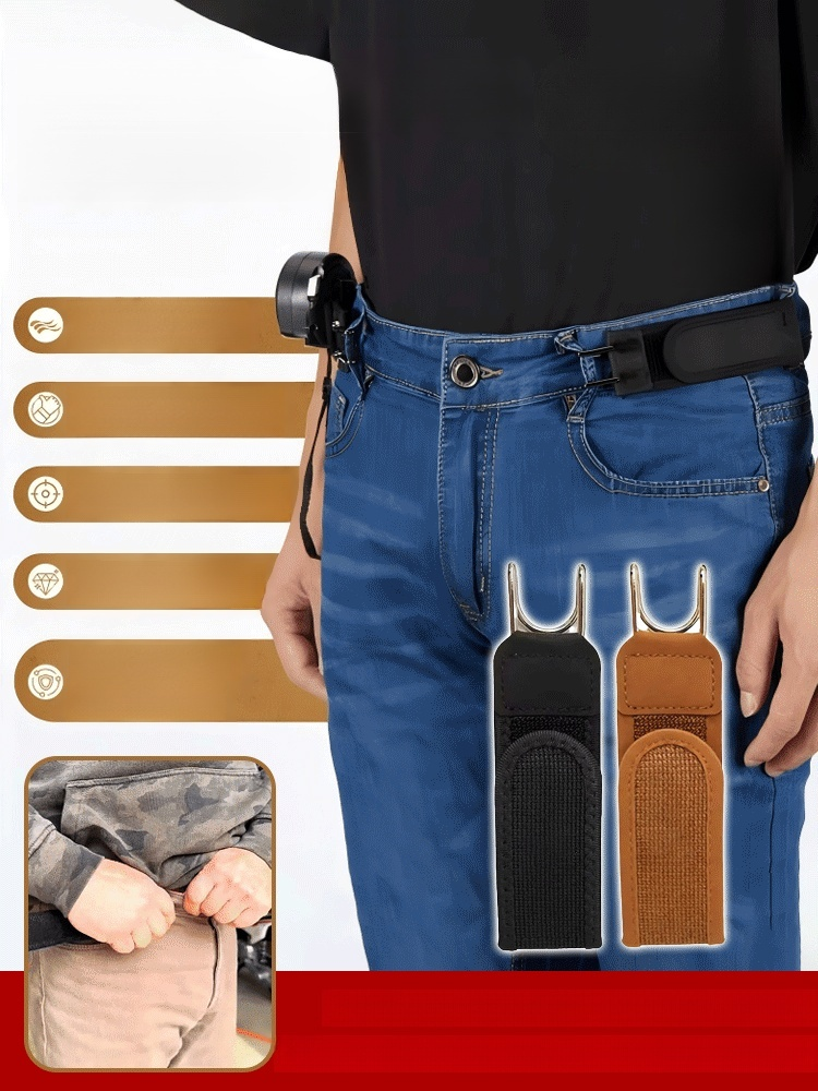 Tactical Style Meets Daily Comfort! Heavy-Duty Tactical Belt with Quick-Release Hook. Durable, Elastic & Built for Any Mission.