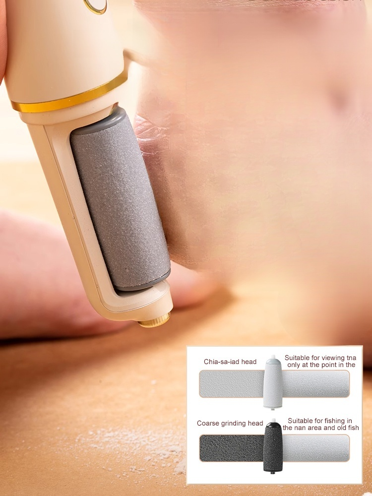 Remove Cracked Skin in 60 Seconds. See dead skin disappear! Professional callus remover for smooth heels. 