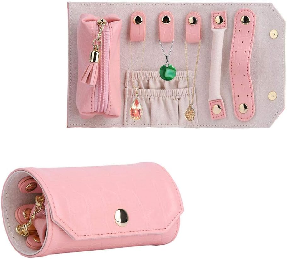 Jewelry Earring Organizer Roll Storage