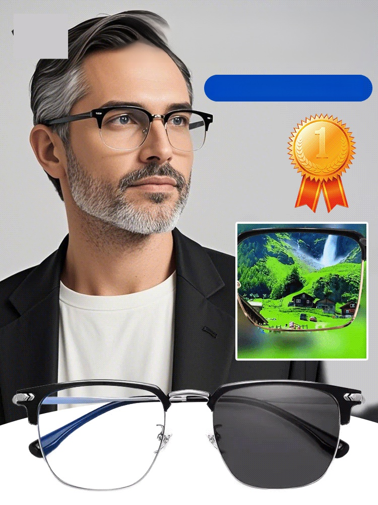 Advanced Multi-Focal Reading Glasses. Built-in Blue Light Filter for Clearer, Safer Vision. Lightweight frame for all-day comfort.