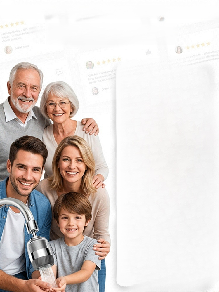 🌊 High-tech water purifier - enjoy clean water every day! 🔄 With a simple turn of the valve, you get mineral water quality water!