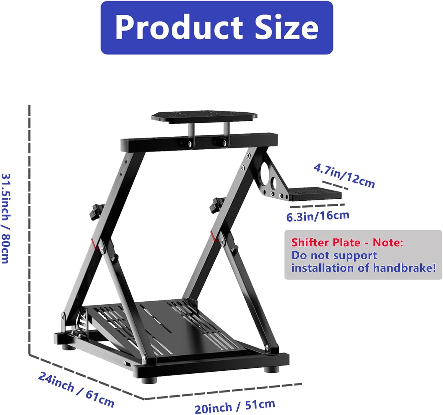 XRhinorth Racing Simulator Stand  Support for Logitech G29 G920 G923 G27 G25 Thrustmaster T248 T300 TGT TGT2 TS-PC TS-XW T500 T500RS T300RS TX
