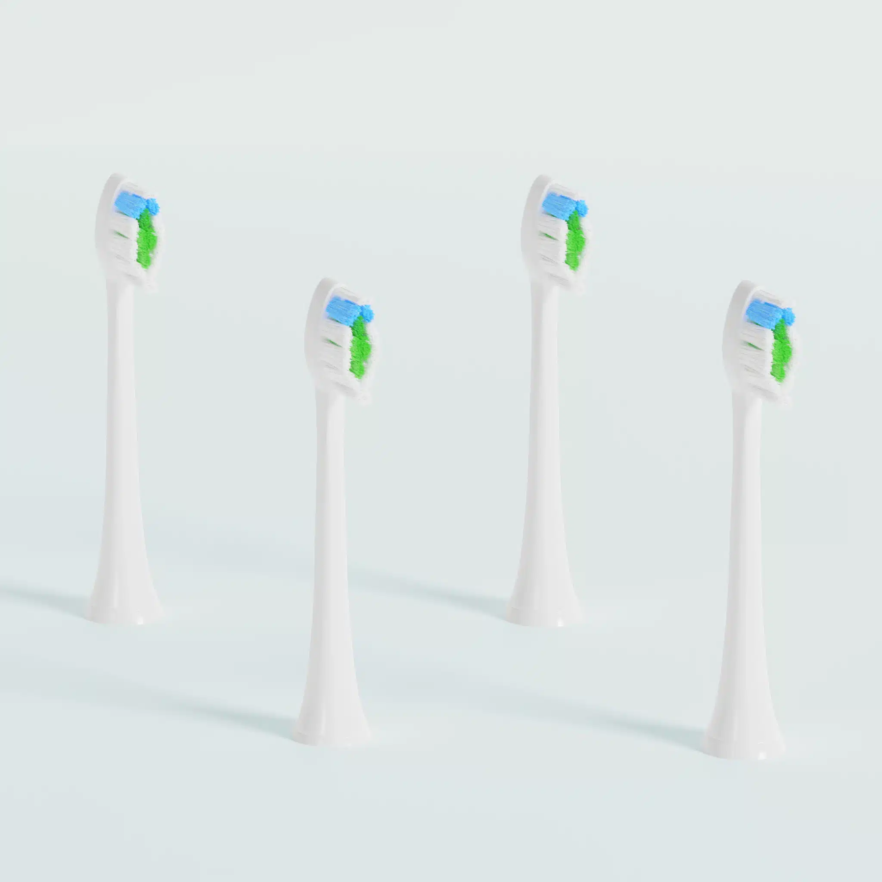 4er-Pack Ersatzbürstenköpfe für Elektrozahnbürste