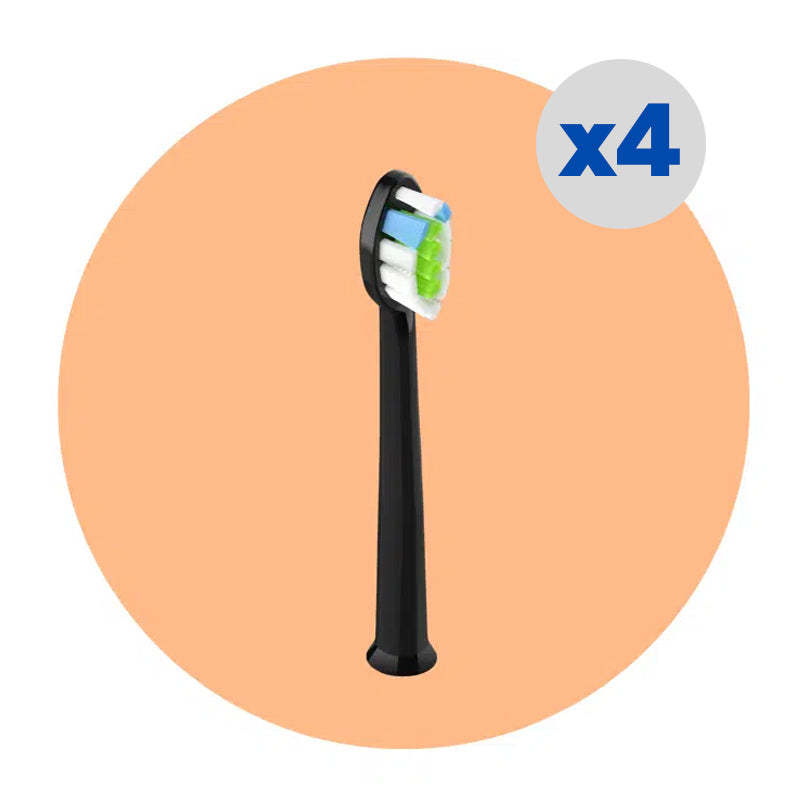4er-Pack Ersatzbürstenköpfe für Elektrozahnbürste