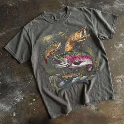 Rainbow Trout Fishing T-shirt