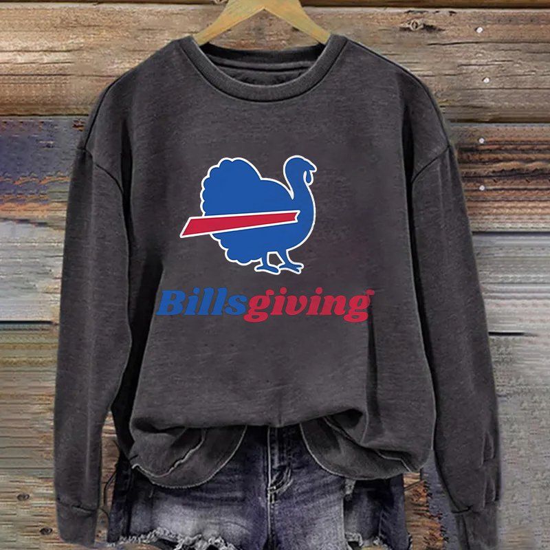 Billsgiving Turkey Football Sweatshirt