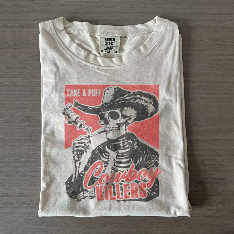 Smoking Skeleton T-shirt