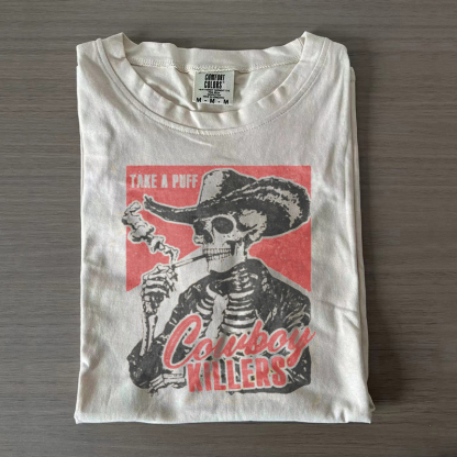 Smoking Skeleton T-shirt