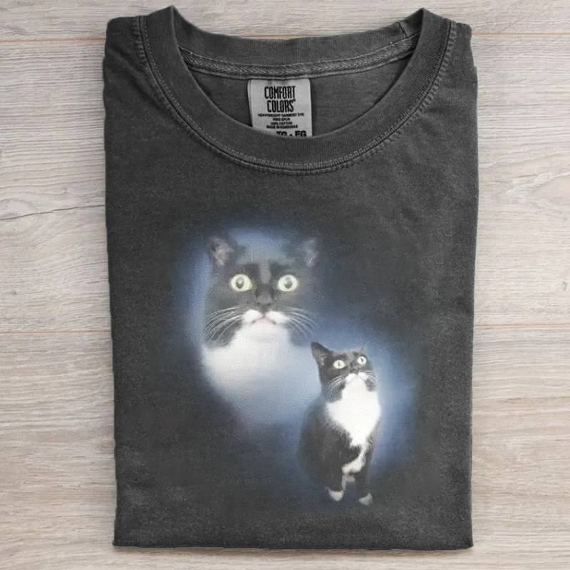 Pet Cat Portrait T-shirt