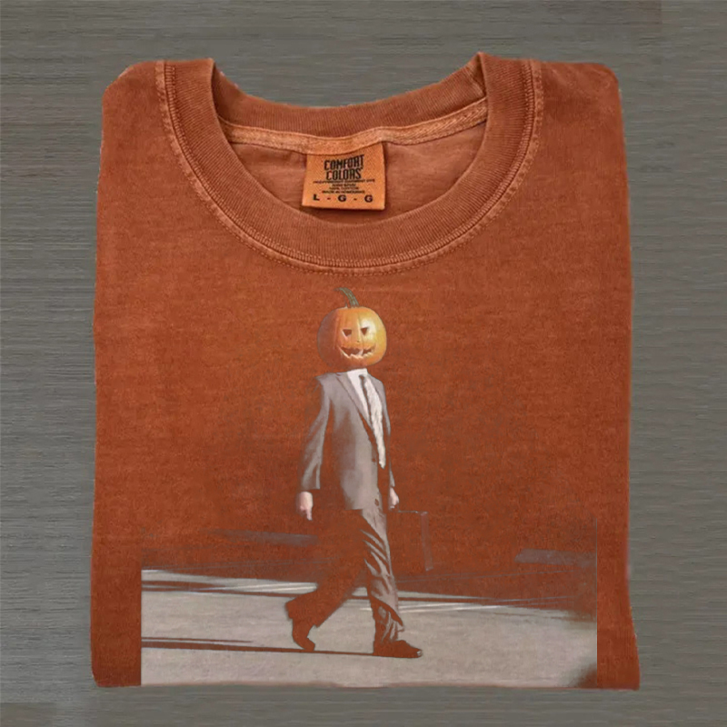 Halloween Dwight Pumpkin Head T-shirt