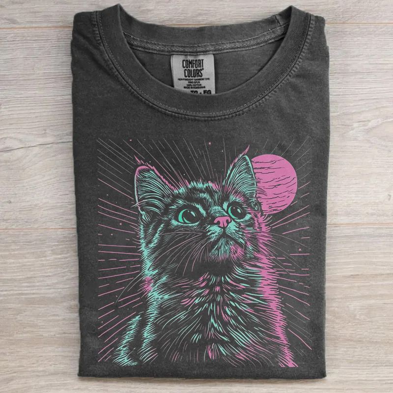 Psychedelic Cat T-shirt