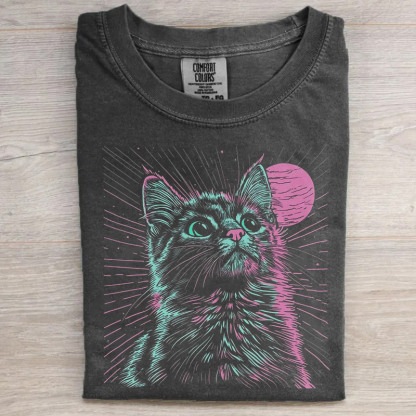 Psychedelic Cat T-shirt