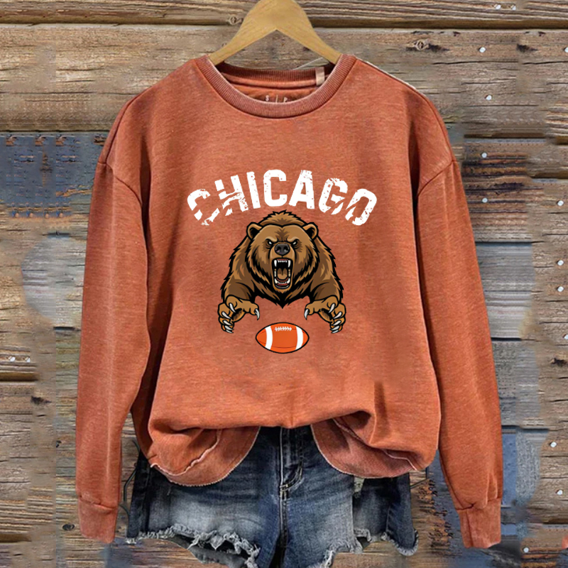 Retro Chicago Football Sweatshirt