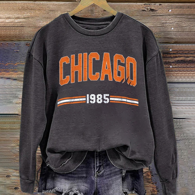 Retro Chicago Football Sweatshirt