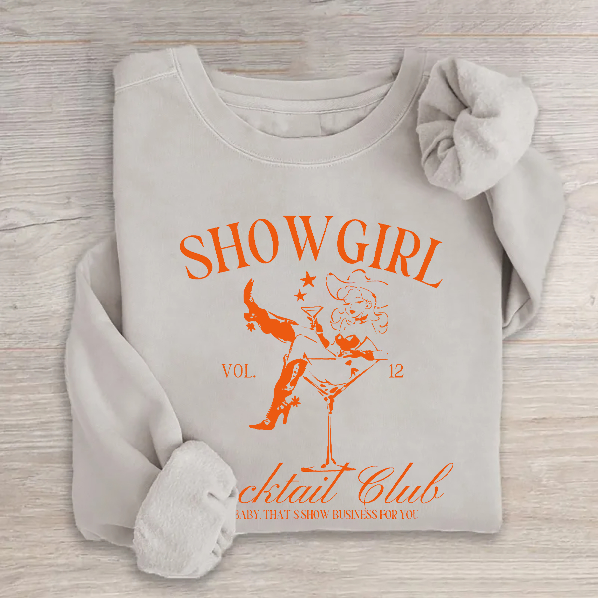 Showgirl Cocktail Club Sweatshirt