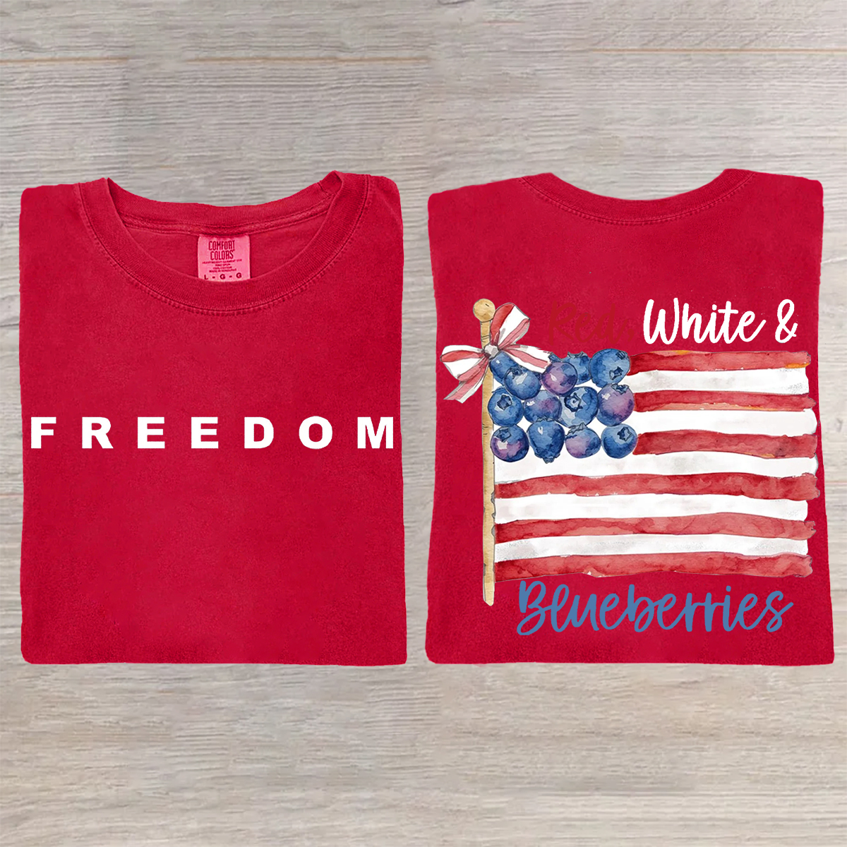 Red White and Blueberries T-shirt