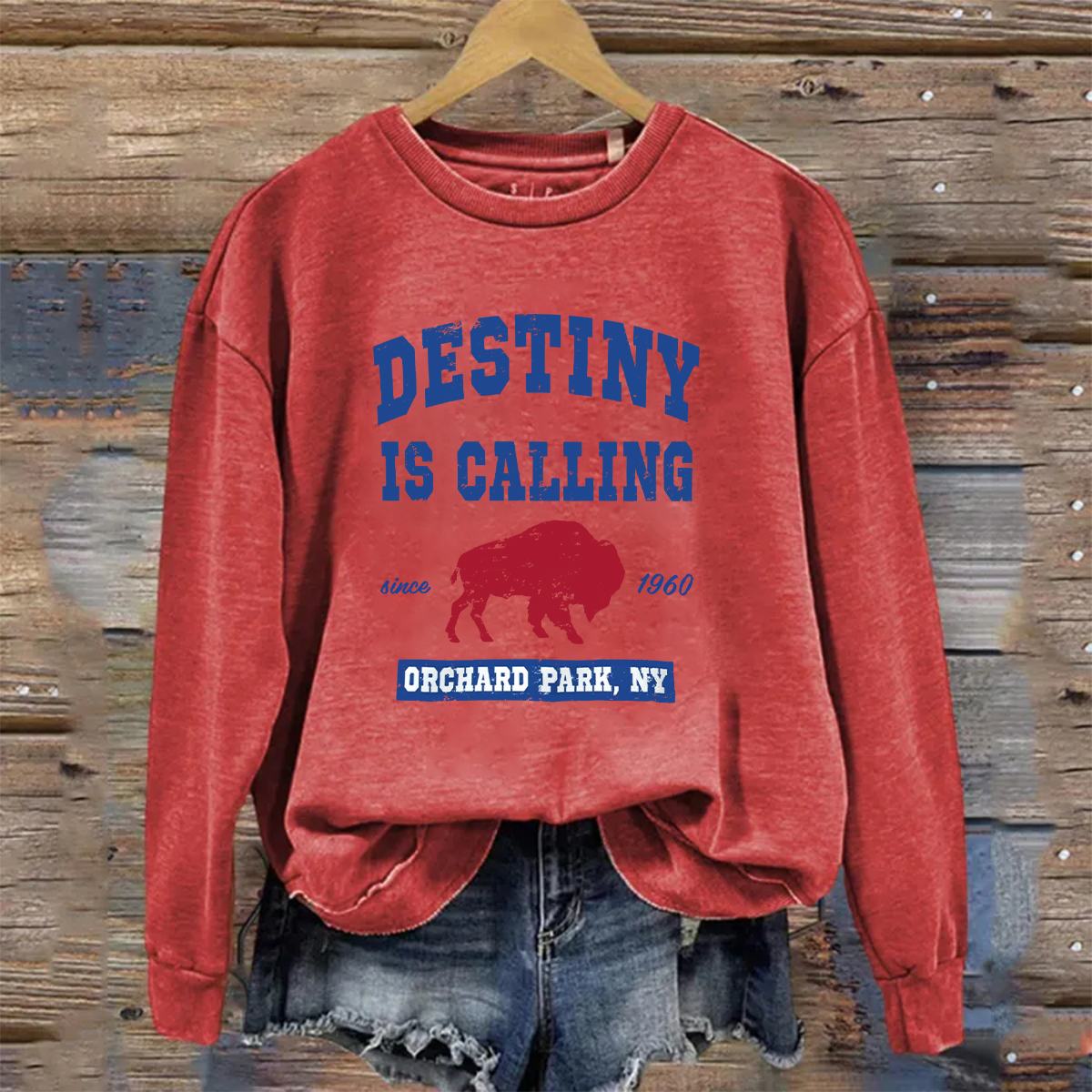 Destiny Is Calling Buffalo Sweatshirt