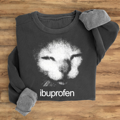Funny Ibuprofen Cat Sweatshirt