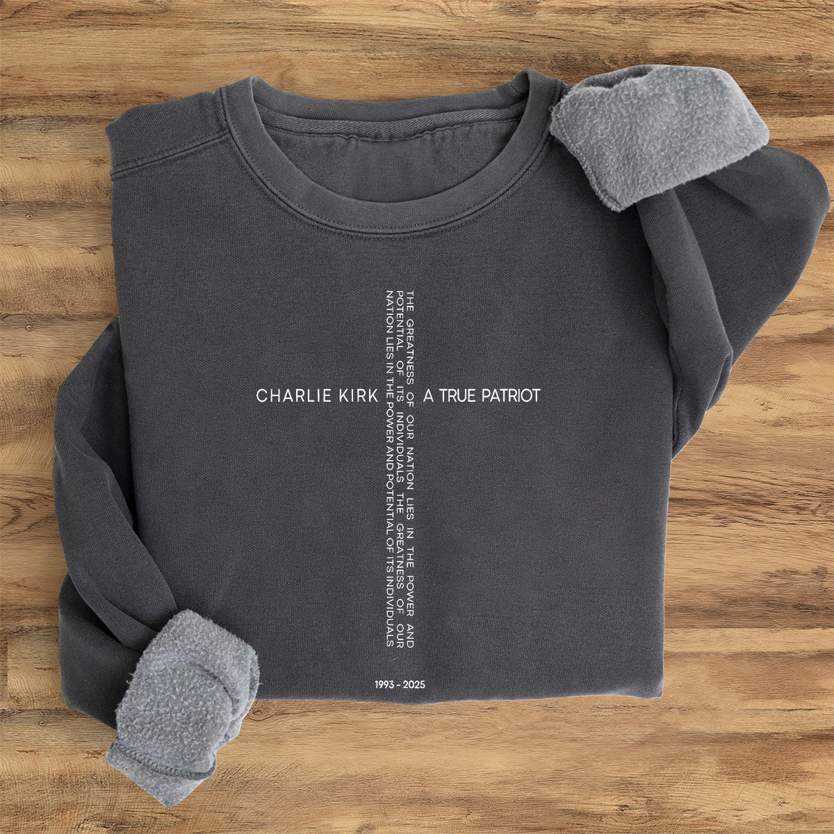 Charlie Kirk A True Patriot Sweatshirt