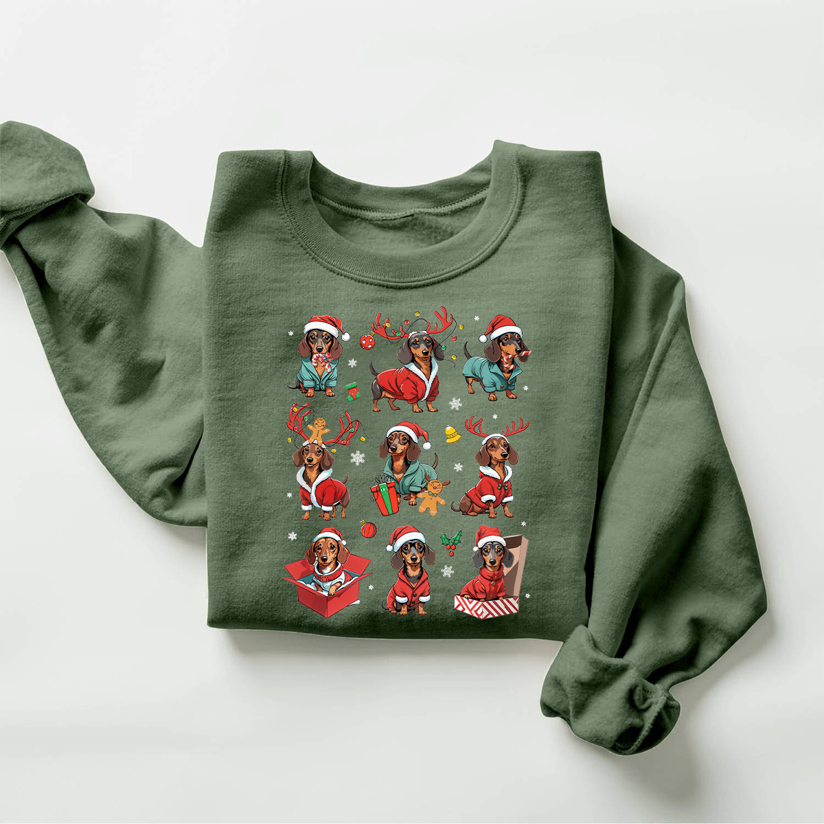Dachshund Christmas Sweatshirt