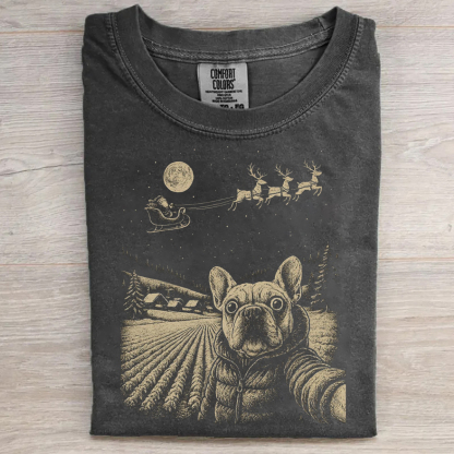 French Bulldog Christmas T-shirt