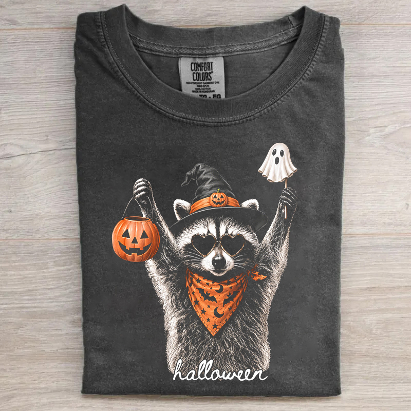 Halloween Funny Raccoon T-shirt