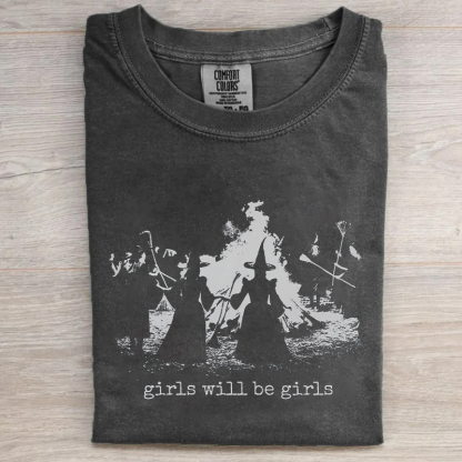 Girls Will Be Girls Spooky Witch T-shirt