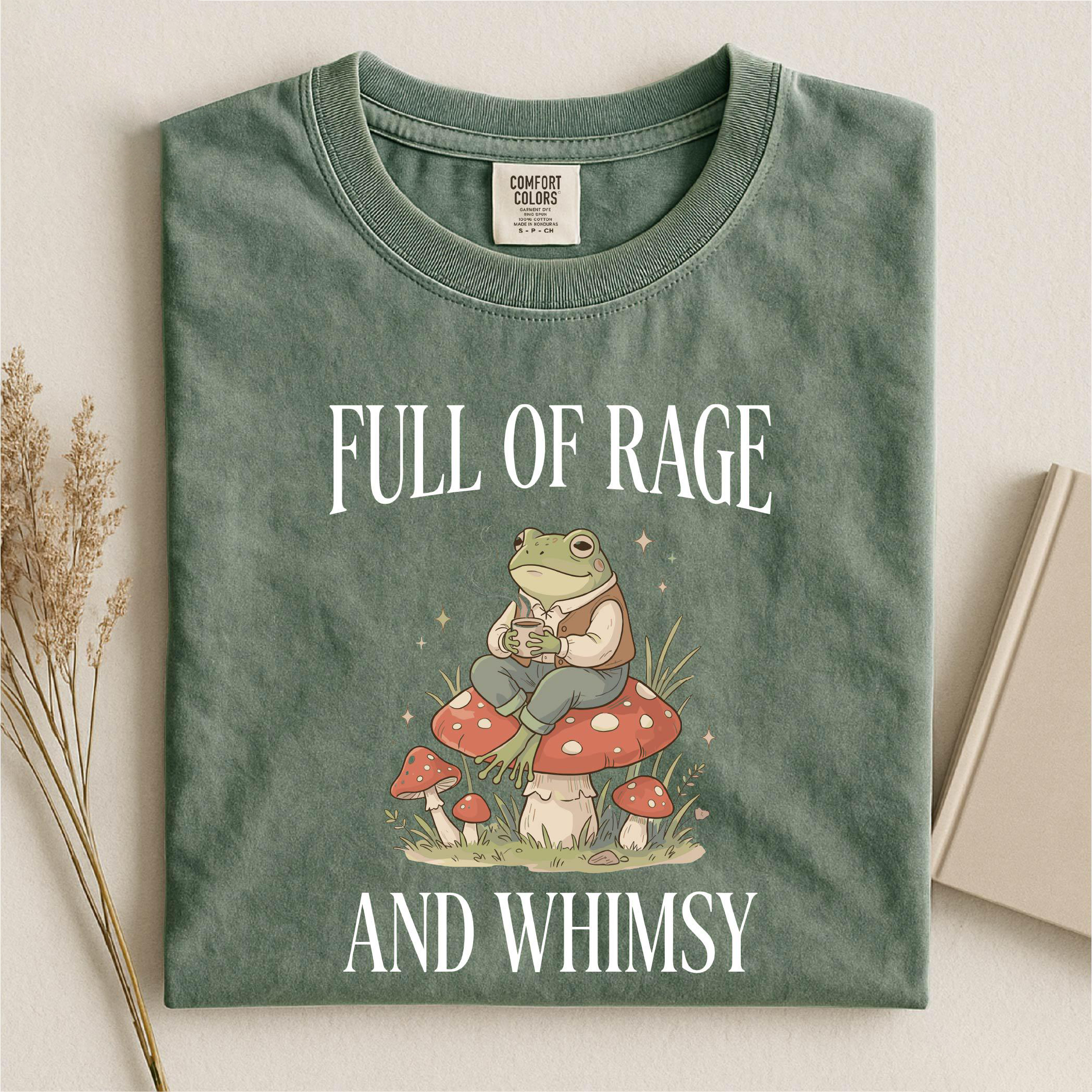 Full Of Rage And Whimsy Funny Frog T-shirt