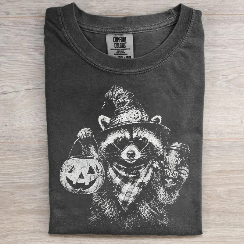 Halloween Raccoon T-shirt