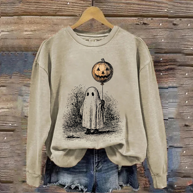 Horror Ghost Halloween Sweatshirt