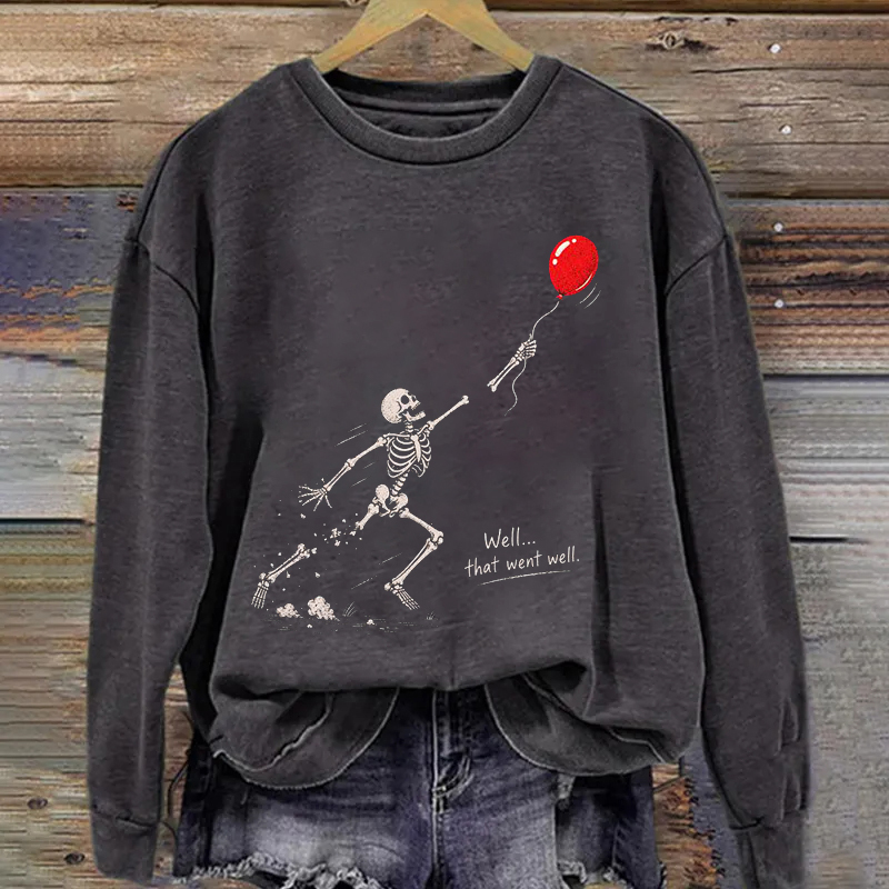 Skeleton Lost Balloon Sweatshirt