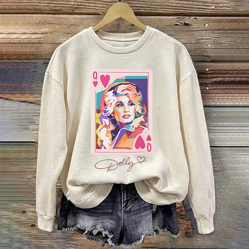 Dolly Parton Queen Of Hearts Sweatshirt