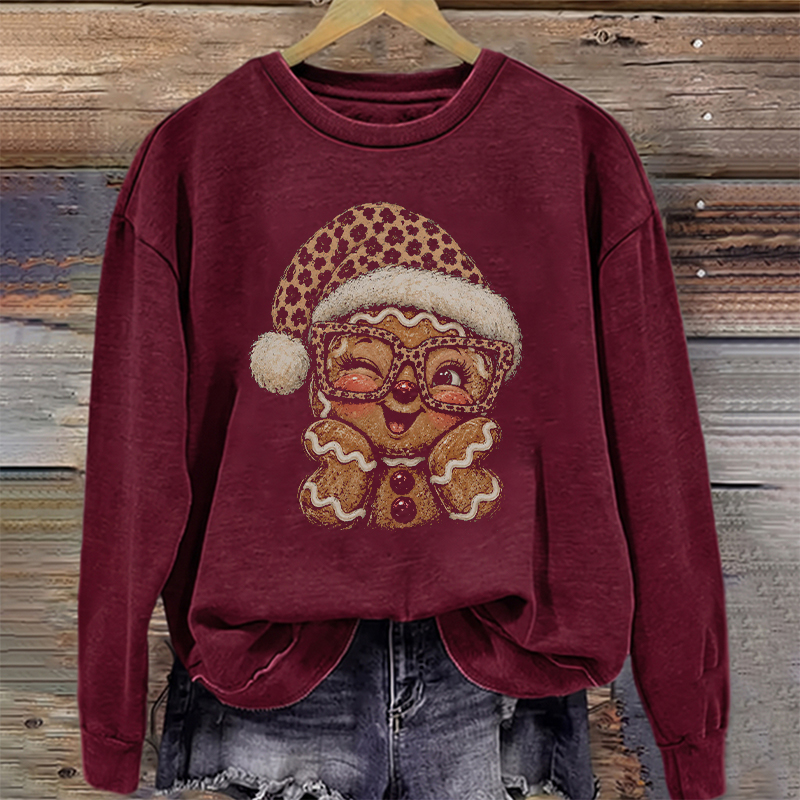 Cute Gingerbread Man Sweatshirt