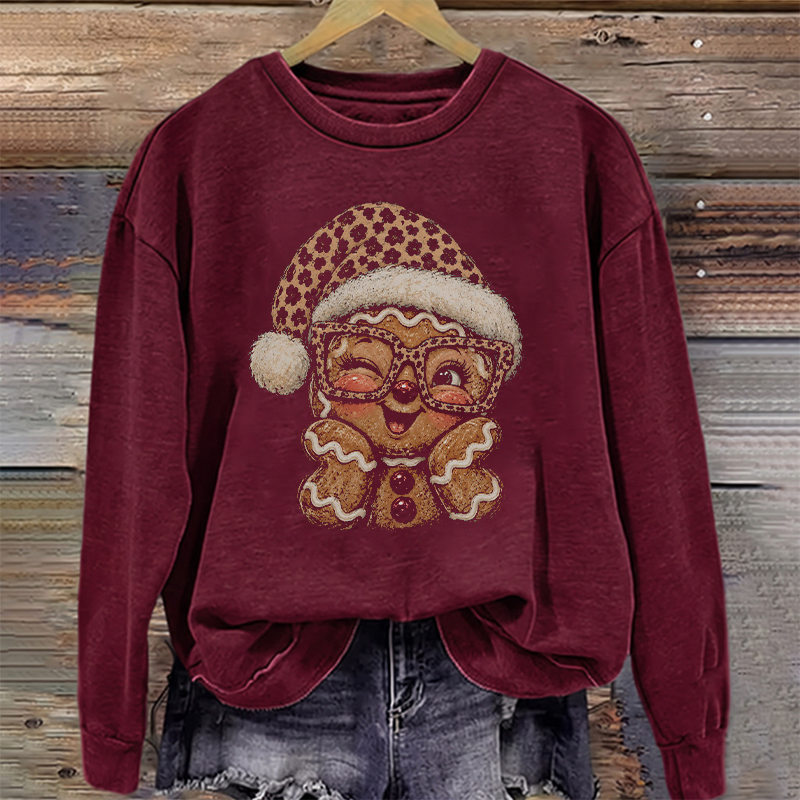 Cute Gingerbread Man Sweatshirt