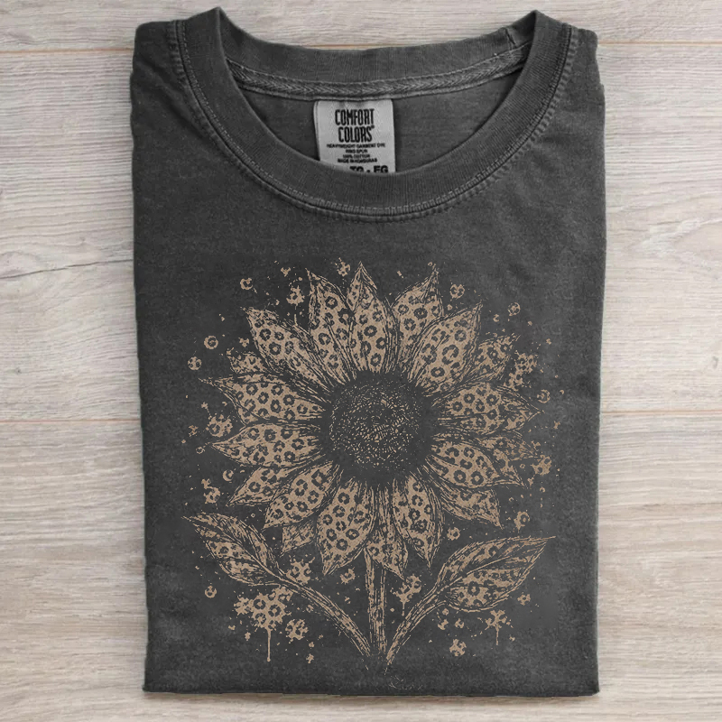 Leopard Wildflower T-shirt