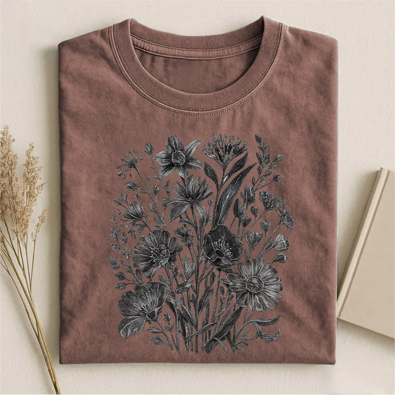 Wildflower Botanical Floral T-shirt