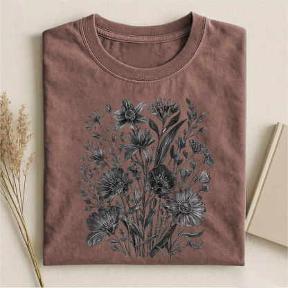 Wildflower Botanical Floral T-shirt
