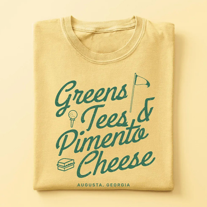 Greens Tees Pimento Cheese Masters Golf T-shirt
