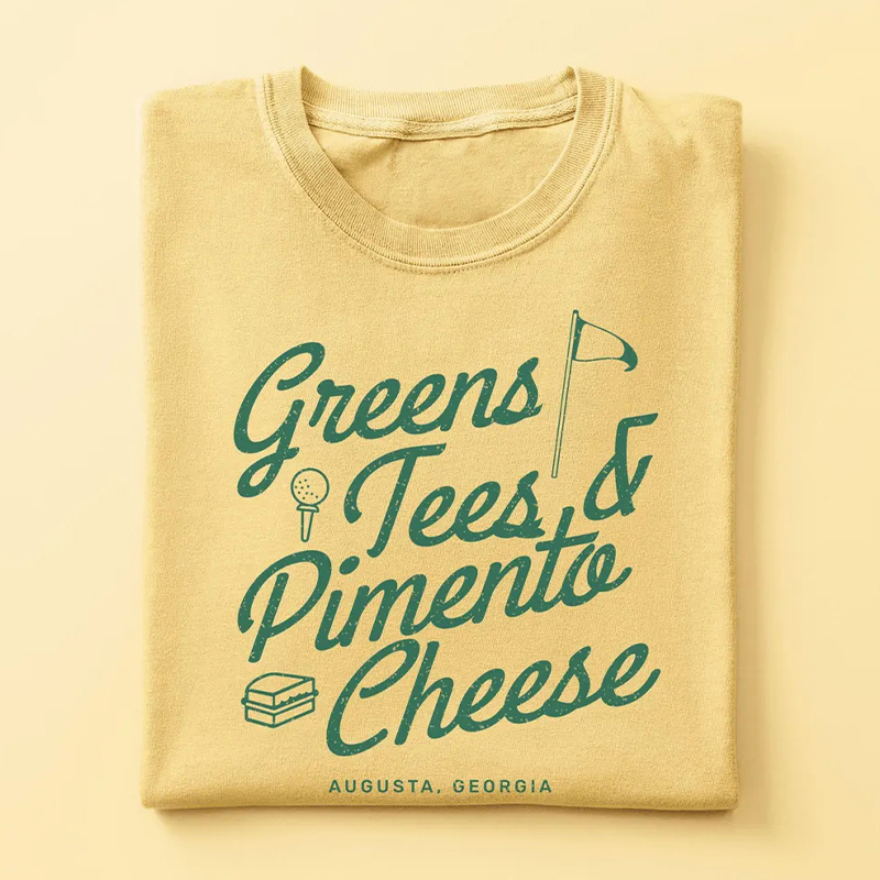 Greens Tees Pimento Cheese Masters Golf T-shirt