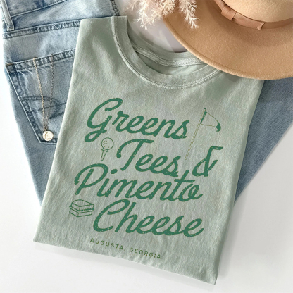 Greens Tees Pimento Cheese Masters Golf T-shirt