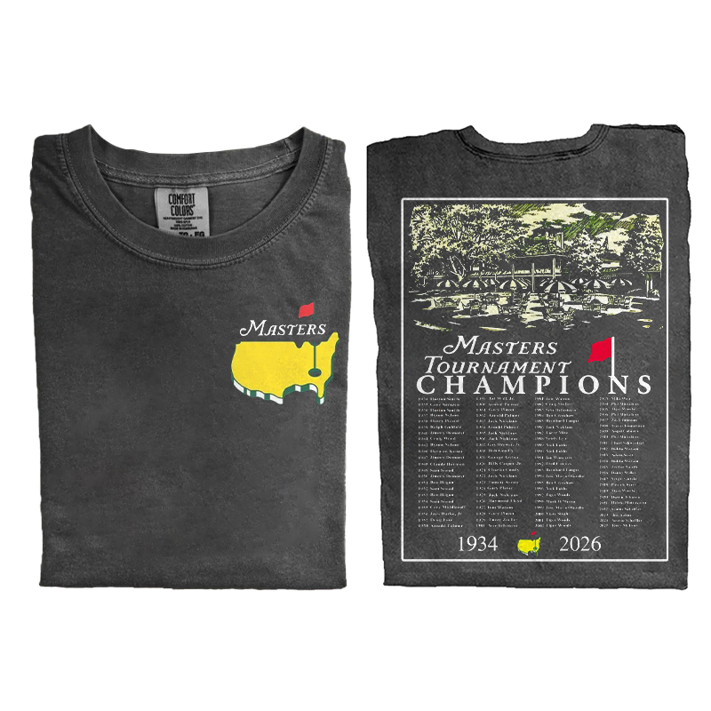 Masters Tournament Champions Golf T-shirt