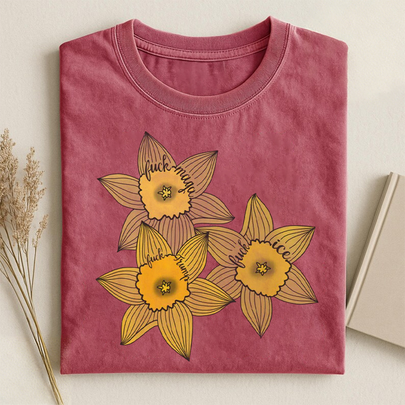 Yellow Floral Bloom T-shirt