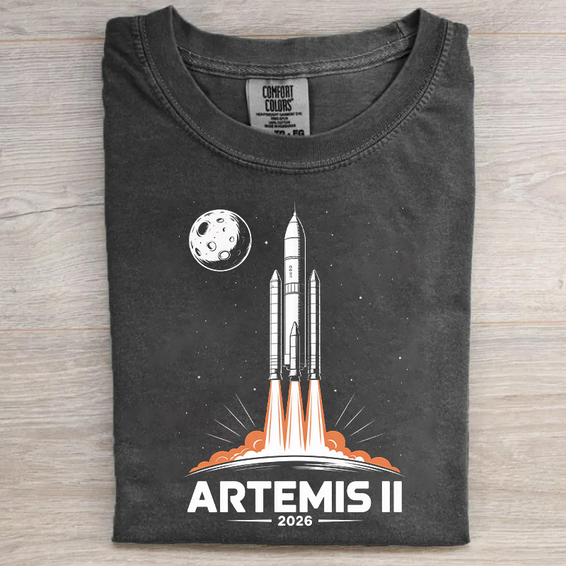 Artemis II 2026 Rocket Launch T-shirt