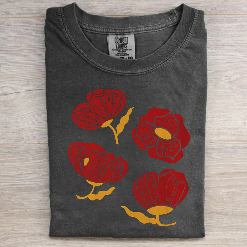 Poppy Flowers T-shirt