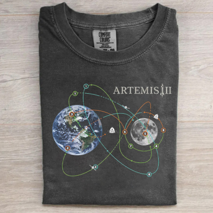 Artemis II 2026 Rocket Launch T-shirt