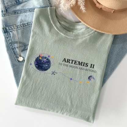 Artemis II To The Moon And Beyond  T-shirt