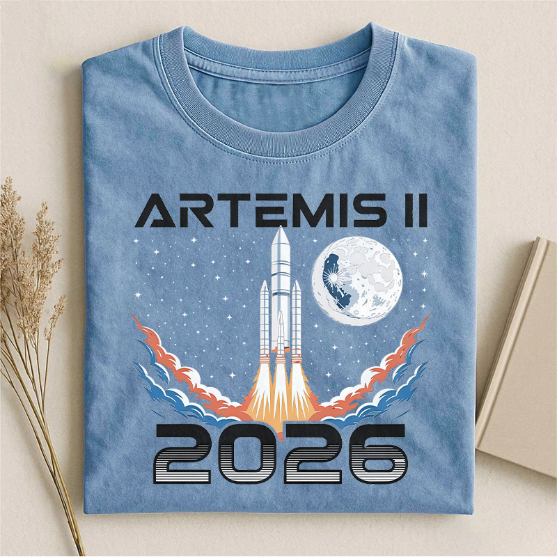 Artemis II 2026 Rocket Launch T-shirt
