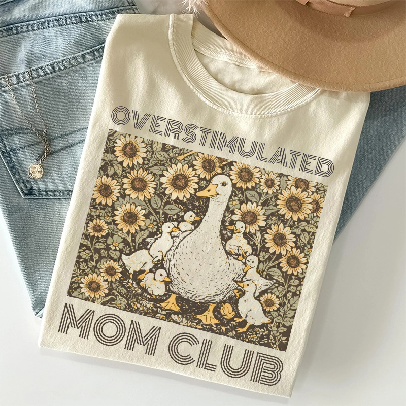 Overstimulated Mom Club T-shirt