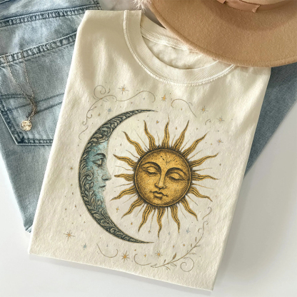 Moon And Radiant Sun T-shirt